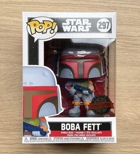 Funko Pop Star Wars Boba Fett Vintage #297 + Free Protector - Picture 1 of 6