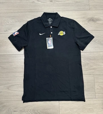 Lakers team issued size Medium Pro cut jersey warm-up shirt Practice Nike Polo - Image 1 of 4