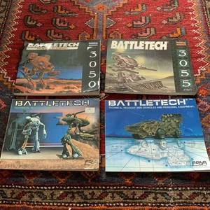 BattleTech Technical Readout Lot X 4 FASA 3050 3055 8603 8606 - Picture 1 of 6