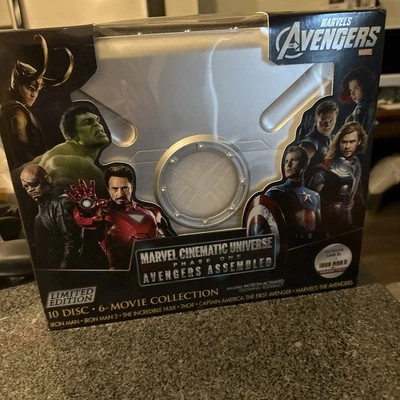 Marvel Cinematic Universe Phase 1: Avengers Assemble (3D Blu Ray/Blu-ray) Foto 1 de 4