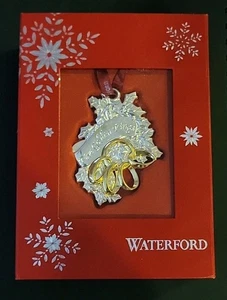 Waterford Cinco Anillos de Oro Adorno de Navidad 2015 En Caja Hermoso y Raro - Imagen 1 de 4