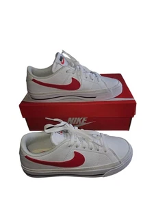 Nike Court Legacy Damen-Sneaker Größe 7 neu im Karton rot & weiss  - Bild 1 von 13