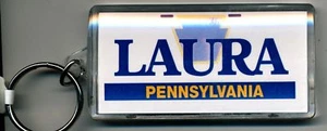PENNSYLVANIA NAME KEYCHAIN LAURA (LN-11-254) - Picture 1 of 1
