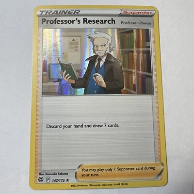 Pokemon: Brilliant Stars Professor's Research Rowan Holo Card Protective Case - Image 1 of 2