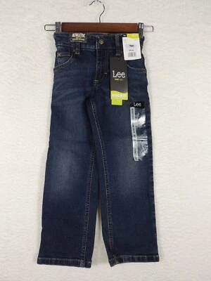 2 Pantalones Niños Talla 5S PIELES DURAS (DELGADAS) LEE (Regular) Azul Negro Denim Nuevos con Etiquetas Foto 1 de 4