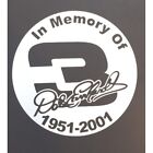 dale earhardt in memory car auto bumper sticker decal made in usa