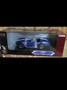 1964 Shelby Cobra BLUE 1:18 Road Legends YatMing 92058 - Picture 1 of 3