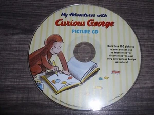 My Adventures With Curious George Picture CD PC/Mac CD-ROM 2009 Windows Clipart - Picture 1 of 1