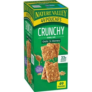 Nature Valley Oats 'n Honey Crunchy Granola Bars (49 pk.) = 98 Bars - Picture 1 of 2