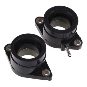 Pair Carburetor Joint Intake Manifold Boots For Yamaha XT600 XT600Z 1984-2003 - Picture 1 of 9