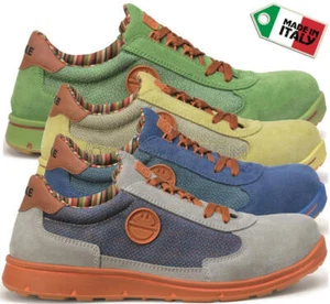 MENS LEATHER WORK SAFETY SHOES TRAINERS TOE CAP DIKE CYCLON CROSS S1P SRC 29016 - Picture 1 of 2