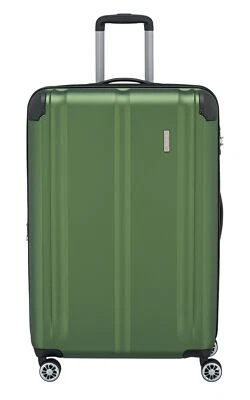 travelite City 4W Trolley Expandable L Trolley Green grün Neu - Bild 1 von 4