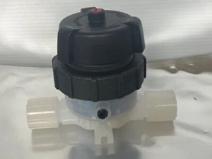 ENTEGRIS / FLUOROWARE 3/4" 2 WEGE PFA HANDVENTIL, DS12-2M-12F - Bild 1 von 4