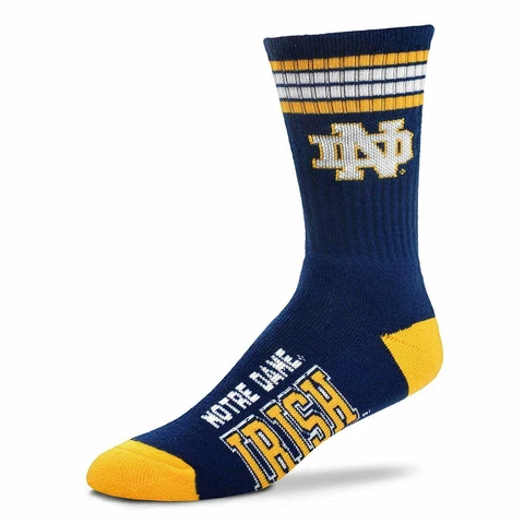 Notre Dame Fighting Irish Deuce YOUTH Socks Shoe size 1-5 FREE SHIPPING Cover