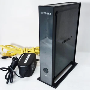 Netgear WNR2000 V3 Wireless N Router N300 4 Port Ethernet With Adapter Tested - Picture 1 of 4