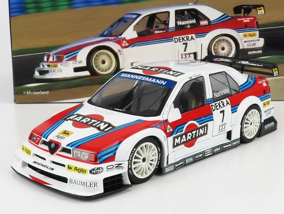 WERK 83 1995 DTM/ITC Martini Racing Alfa Corse Alessandro Nannini #7 Alfa Romeo 155 V6 TI 1:18 Modellino Auto