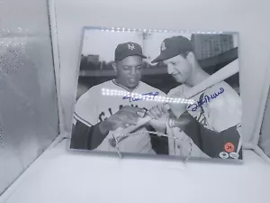 WILLIE MAYS and STAN MUSIAL Autographed (SIGNED) 16×20 Photo Comes With Mays Hol - Picture 1 of 2