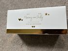 Katie Loxton New In Box Mummy and Daddy Set of 2 White Porcelain Mugs Baby Gift
