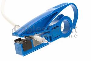 Coax UTP Cable Jacket Strip Tool RG6/RG59/UTP Stripper Cutter Cat5e Cat6 Tool - Picture 1 of 12