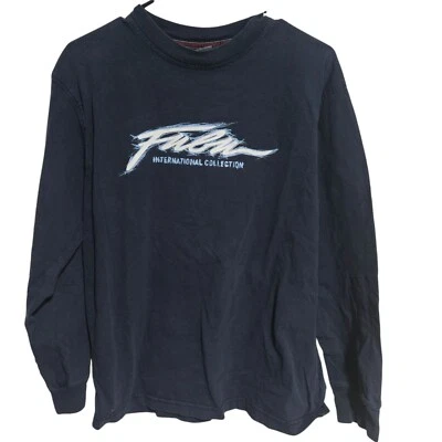 Camiseta Fubu International Collection Azul Marino Manga Larga Niños Talla XL Foto 1 de 4