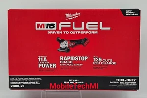 Milwaukee M18 FUEL 2880-20 Grinder Paddle Switch 4 1/2" 5" 18 Volt - Sealed Box - Picture 1 of 2