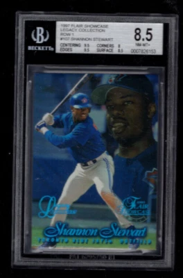 Flair Showcase Row 1 Legacy Coll #107 1997 Shannon Stewart #/100 BGS 8,5 con 9,5 Foto 1 de 2
