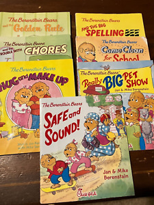 Lot of 7 Chick-fil-A Kid's Meal The Berenstain Bears Books Safe Pet Spelling Bee