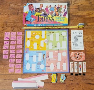 1964 Vintage Transogram Taffy's Party Board Game. Complete. Box Has Damage. Read - Picture 1 of 23