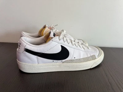 Nike Blazer Low 77 Vintage 9 Black Sail White Shoes DA6364-101 Mens Sneakers - Image 1 of 4