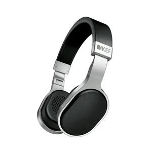 BRAND NEW KEF M500 Hi-Fi On-Ear Wired Headphones Black Silver New Sealed - Picture 1 of 11