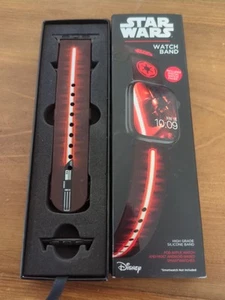 Star Wars: Darth Vader miecz świetlny smartwatch silikonowy pasek pasek MobyFox - Zdjęcie 1 z 8