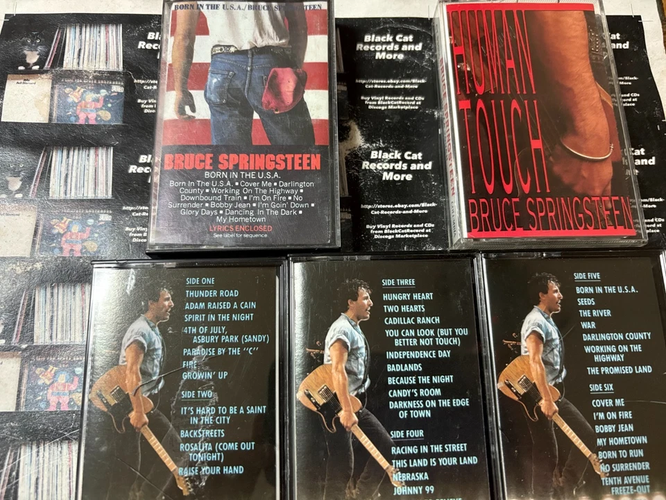 Bruce Springsteen Human Touch Born In The USA Live 1975-85 tested tapes - Image 1 of 1