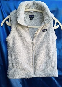 Youths Unisex Patagonia Vest Full Zip Gray Medium 10 Camping Hiking Travel - Picture 1 of 5