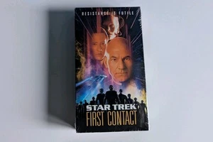 1997 Star Trek "First Contact" VHS FACTORY SEALED Paramount Movie Vintage Rare - Picture 1 of 8