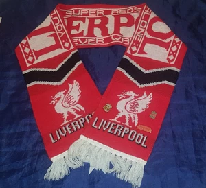 Liverpool FC Vintage YNWA Scarf + 3 Pin Badges - Picture 1 of 4