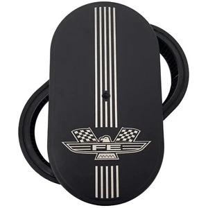Ford FE American Eagle Logo 15" Oval Air Cleaner Kit Black - Ansen USA - Picture 1 of 3