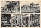 Cartolina Salsomaggiore Terme vedute varie stabilimento Berzieri 1957