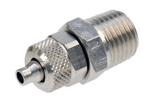 Vernickelt Messing fest Stecker Bolzen Schnellbeschläge mit konischen BSP Fäden - Bild 1 von 1