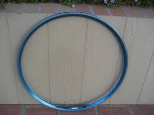 Mavic Open Pro blue anodized 32 hole clincher rims - one is NOS one has use - Picture 1 of 3