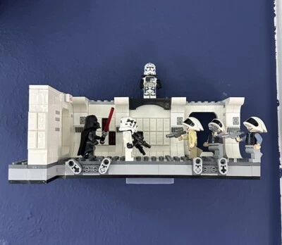 Wall Mount Display For Lego Star Wars Boarding The Tantive IV - Image 1 of 4