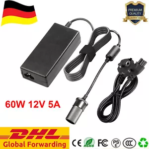 Netzteil KFZ Auto Adapter AC DC Steckdose Zigarettenanzünder Von 220V Auf 12V DE - Bild 1 von 12