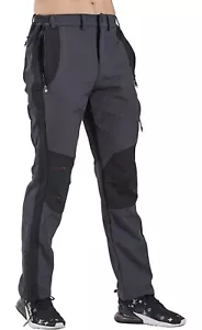 Gash Hao Men's Snow Ski Pants Waterproof Insulated Snowboard Pants Breathable Me - Picture 1 of 6