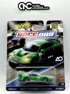 2024 Hot Wheels Premium Car Culture Race Day 1/5 "Rexy" Porsche 911 GT3 R (992) - Picture 1 of 2