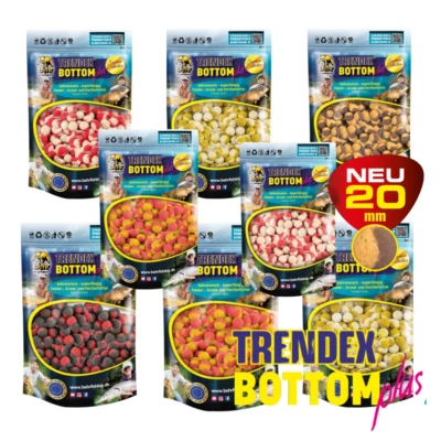 (27,80 EUR/kg) Behr Trendex Bi-Color Boilies 20mm in verschiedene Aromen - Bild 1 von 2