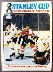 Semifinales de la Copa Stanley 1978-79 OPC #263 Boston Bruins Skate Past The Flyers - Imagen 1 de 1