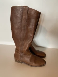 Madewell Boots Leather size 8 side zip - Picture 1 of 9