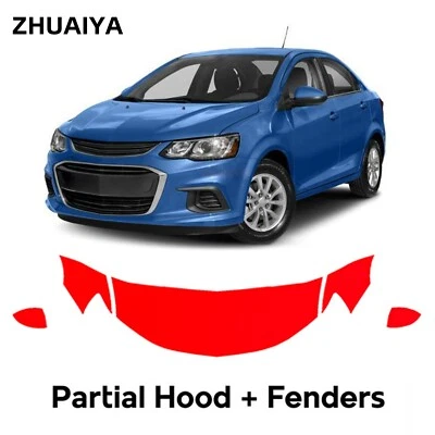 Película de protección de pintura PPF precortada para capó para Chevrolet Sonic Sedán 2017-2020 Foto 1 de 4