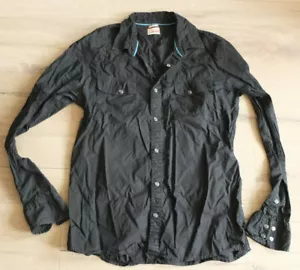 * HILFIGER CLASSIC DENIM Hemd Gr. L TOP - Picture 1 of 6