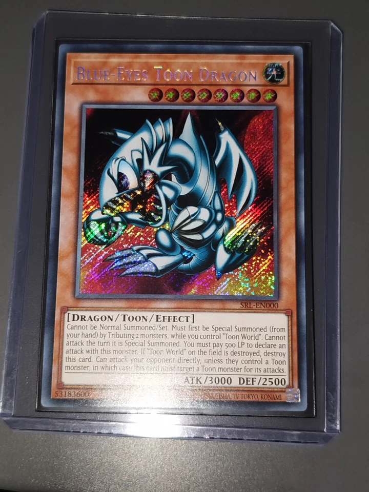 Blue-Eyes Toon Dragon English Secret Rare 1st MRL-000 Yu-Gi-Oh! Yugioh NM - Image 1 of 1