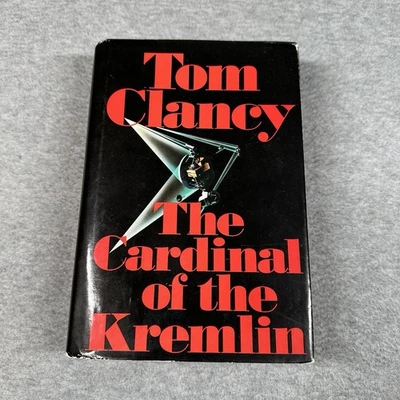 Tom Clancy The Cardinal of the Kremlin 1988 1st Ed Hardcover DJ Rare NOTE - Image 1 of 4